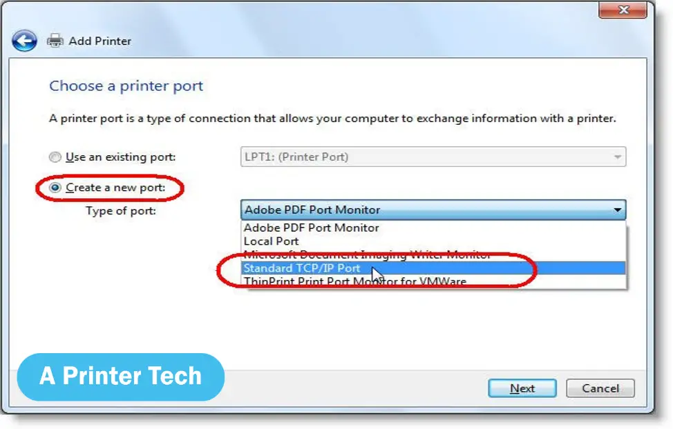 How to connect xerox printer to the computer fourth step by aprintertech.com