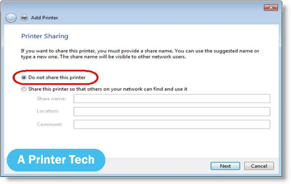 How to connect xerox printer to the computer tenth step