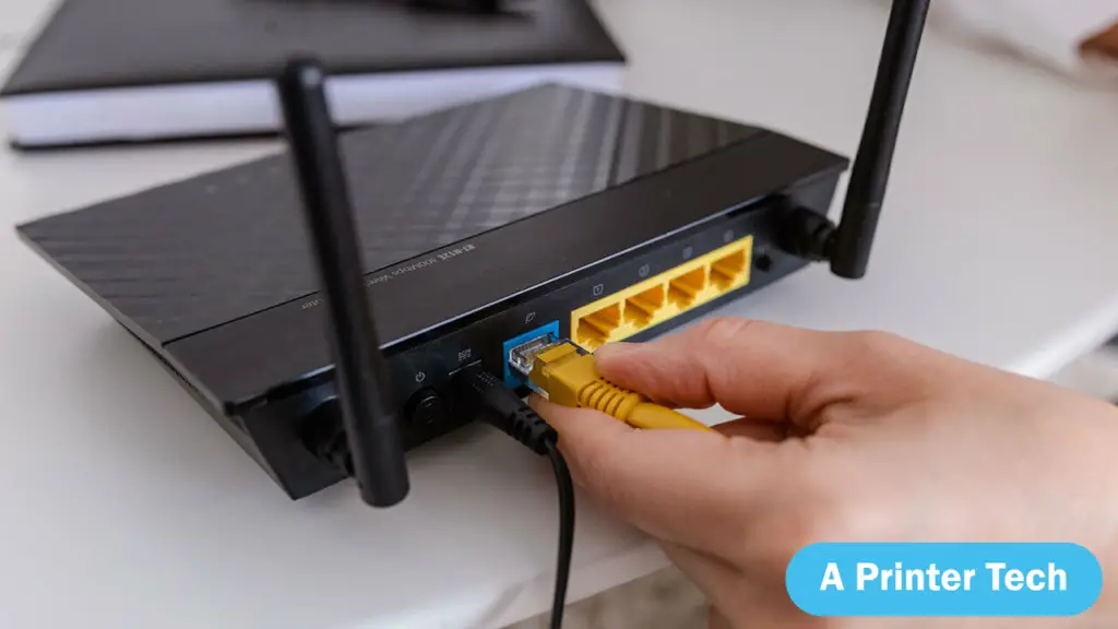 Connect Your Printer To Router Via Ethernet by aprintertech.com