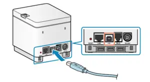 Connect direct wifi or USB cable