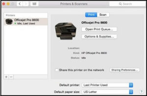 MAC Address Filtering Hp Printer