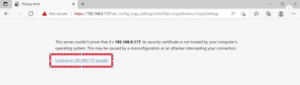 web security certificate displays